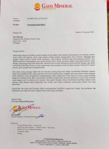 Kritik Keberadaan Tambang Emas. Warga di “Acam” Perusahaan Tambang Emas di Gayo Lues
